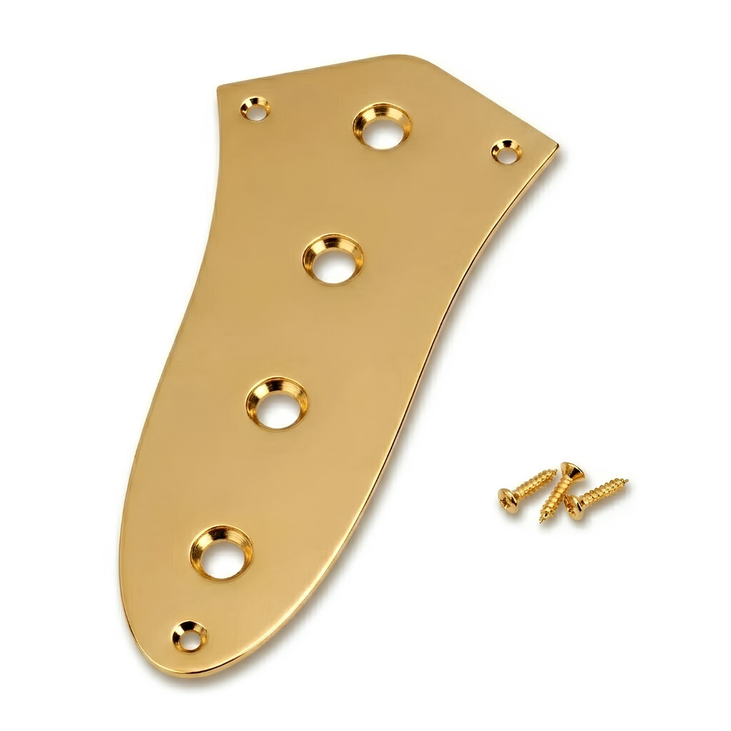 Placa De Controle Control Plate Thida Para Contra Baixo Clássico Estilo Jazz Bass Dourado