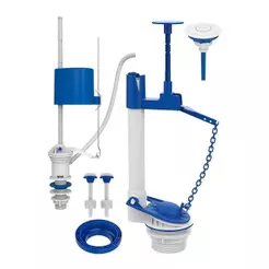 Kit Mecanismo Completo Blukit Universal para Caixa Acoplada, Acionamento Superior
