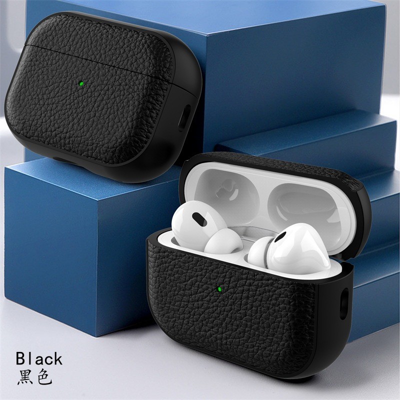 Adequado para capa protetora dos AirPods Pro 3, capa macia Bluetooth com textura