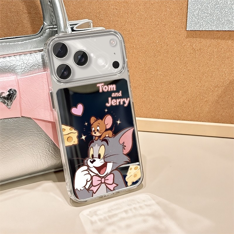 Capinha iPhone 17 pro max Espelhada Feminina Luxo Anti Impacto TPU Macio 16 Plus 15 14 13 12 11 #138