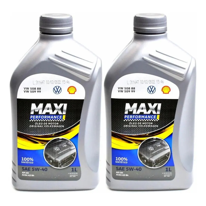 2 Litros Óleo Sintético Volkswagen 508 88 5w40