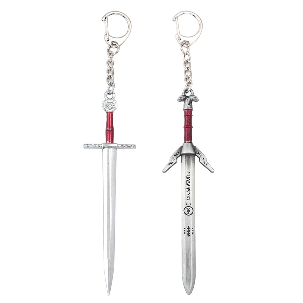 Feiticeiro 3 caça selvagem Geralt lago menina espada lobo branco demônio caçador duplo lobo cabeça espada ocidental arma