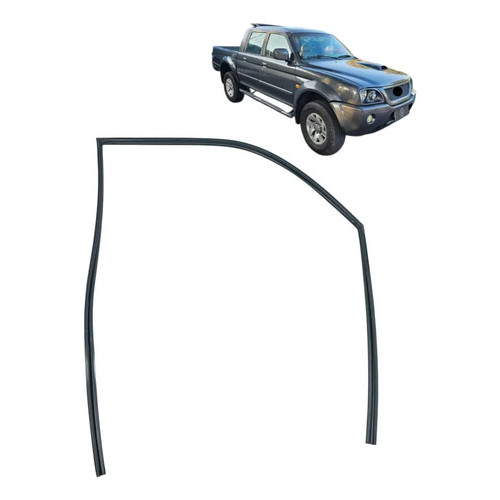 Borracha Canaleta Dianteira Direita Mitsubishi L200 1999 05