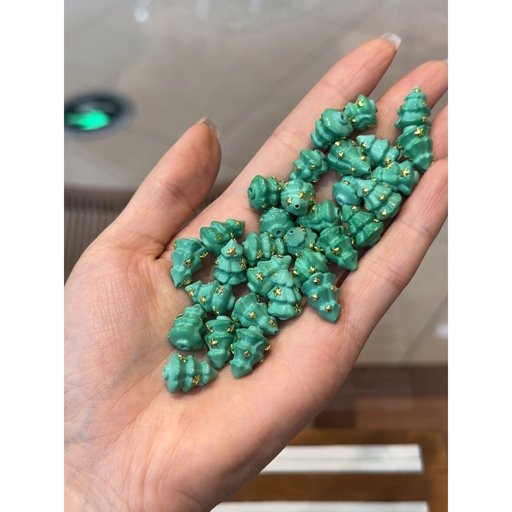 Diamante magnésio mina incrustada árvore de natal artesanal diy acessórios pulseira pingente acessórios moda All-Match S