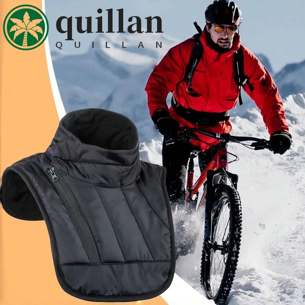 Aquecedor De Pescoço Para Motocicleta De Inverno QUILLAN , Colete De Ombro Curto/Longo Ajustável , Lenço Protetor À Prov