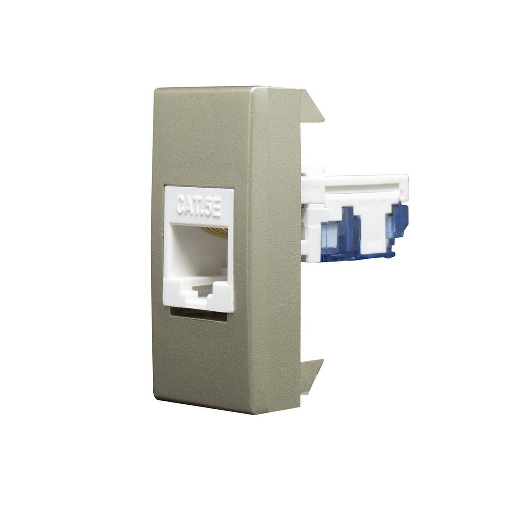 Módulo Rj45 Cat 5E Inova Pro Class Alumbra Champagne