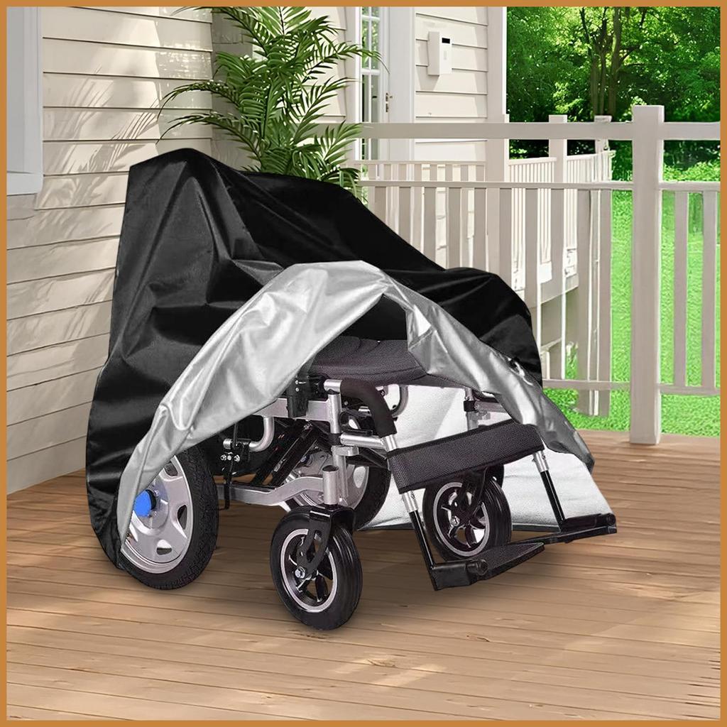 Capas Para Cadeiras De Rodas Viagens 210D Oxford Mobilidade Scooter Capa À Prova De Poeira Protetor Resistente Chuva Ao