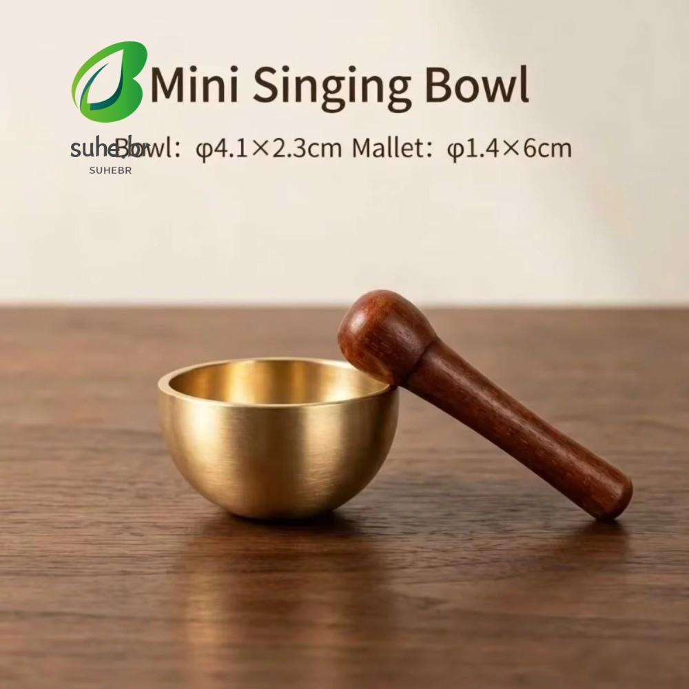 Tigela De Som De Meditação SFBSF , Design De Terapia Manual De Cobre , Mini Canto De Latão , Harmonioso De Sândalo