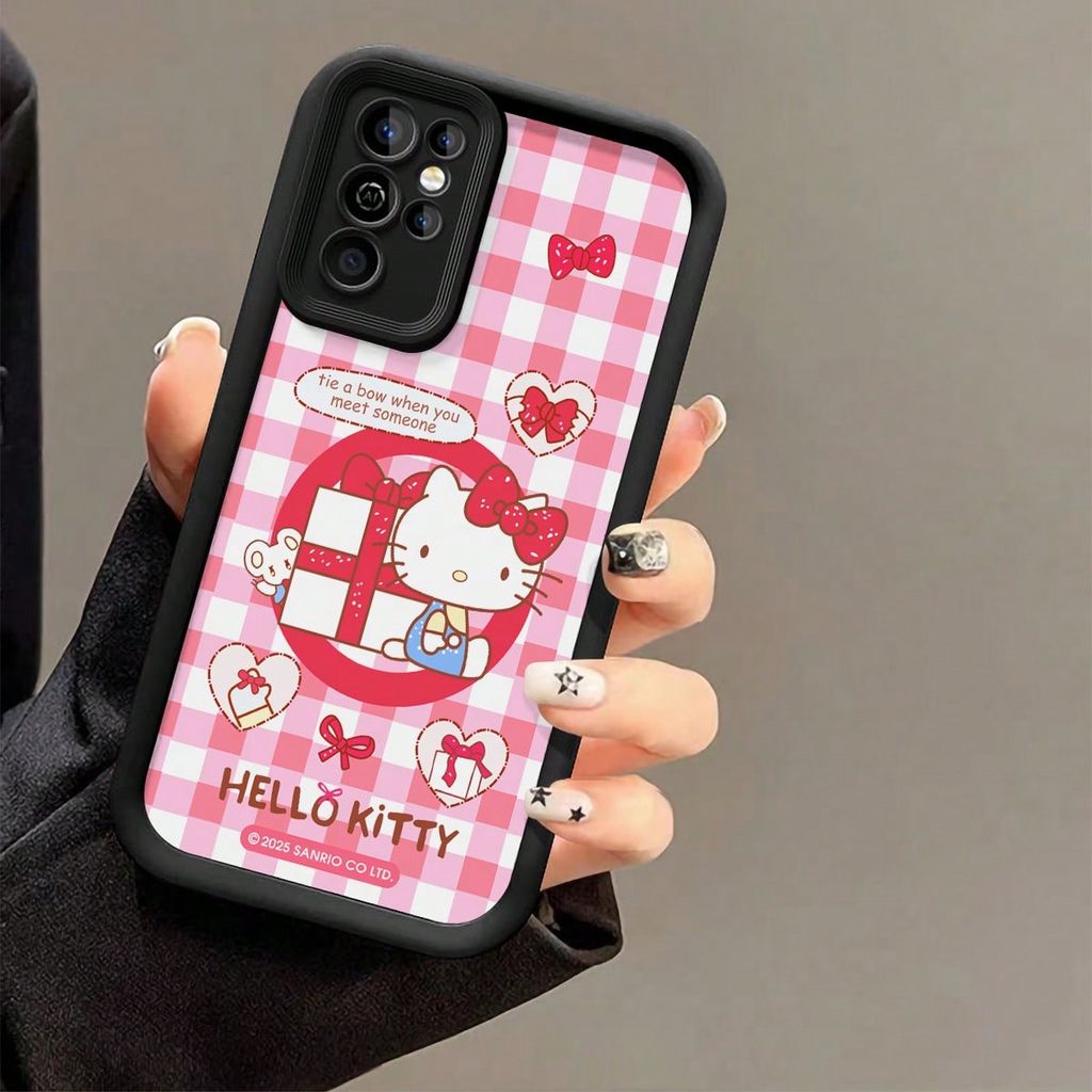 Hello Kitty Capinha Capa Para Samsung A05S A15 A07 A13 A55 A35 S24 ULTRA  A23 A54 A17 A26 S23 FE Silicone Anti Queda