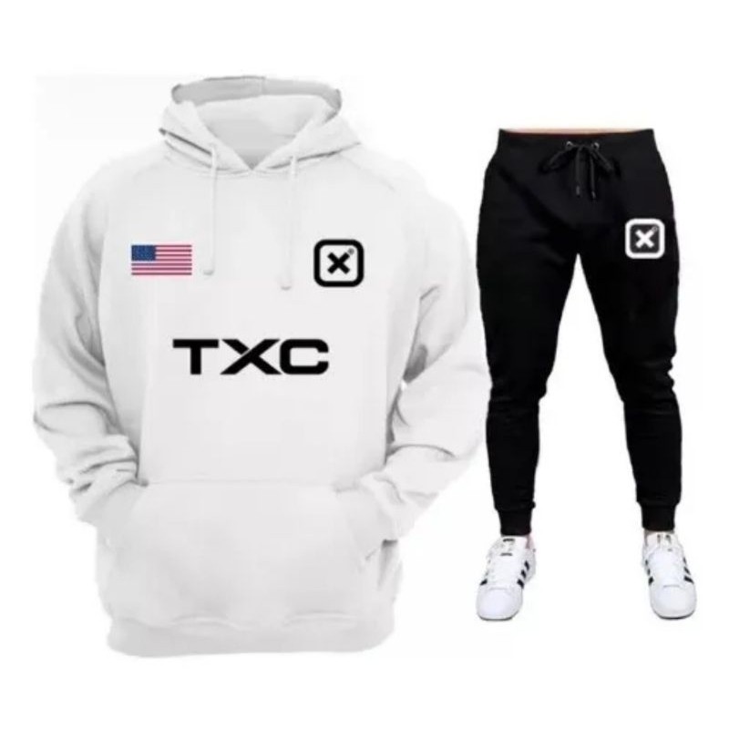 Conjunto Moletom Confortavel Masculino/Feminino para Inverno, Calça Moletom Estilosa Quentinha