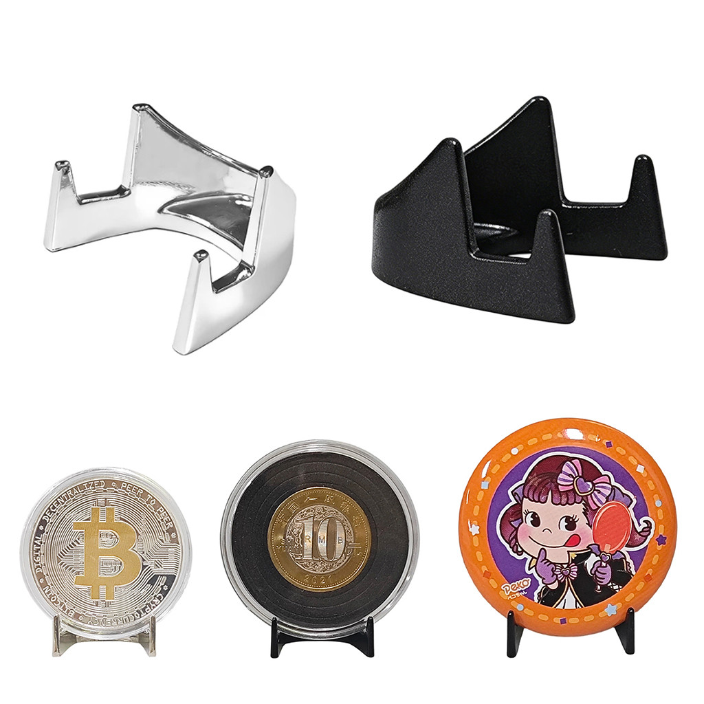 1 Pçs Metal Desafio Moeda Expositor Militar Titular Crachá Medalhão Token Medalha Suporte Exposição Display Rack