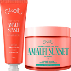 Kit Creme de Mão + Hidratante Corporal Amalfi Sunset