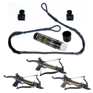 Corda CRS-002CK e Cera p/ balestra Cobra 80 Lb Ek Archery