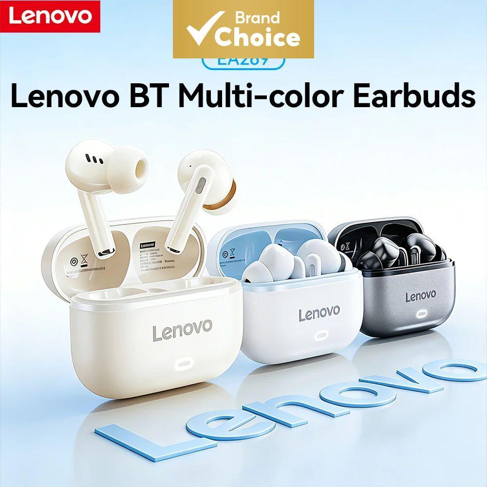 Fones de ouvido Lenovo EA269, TWS, sem fio, Bluetooth 5.4, graves profundos, estéreo, 24h de reprodução, chamadas HD,
