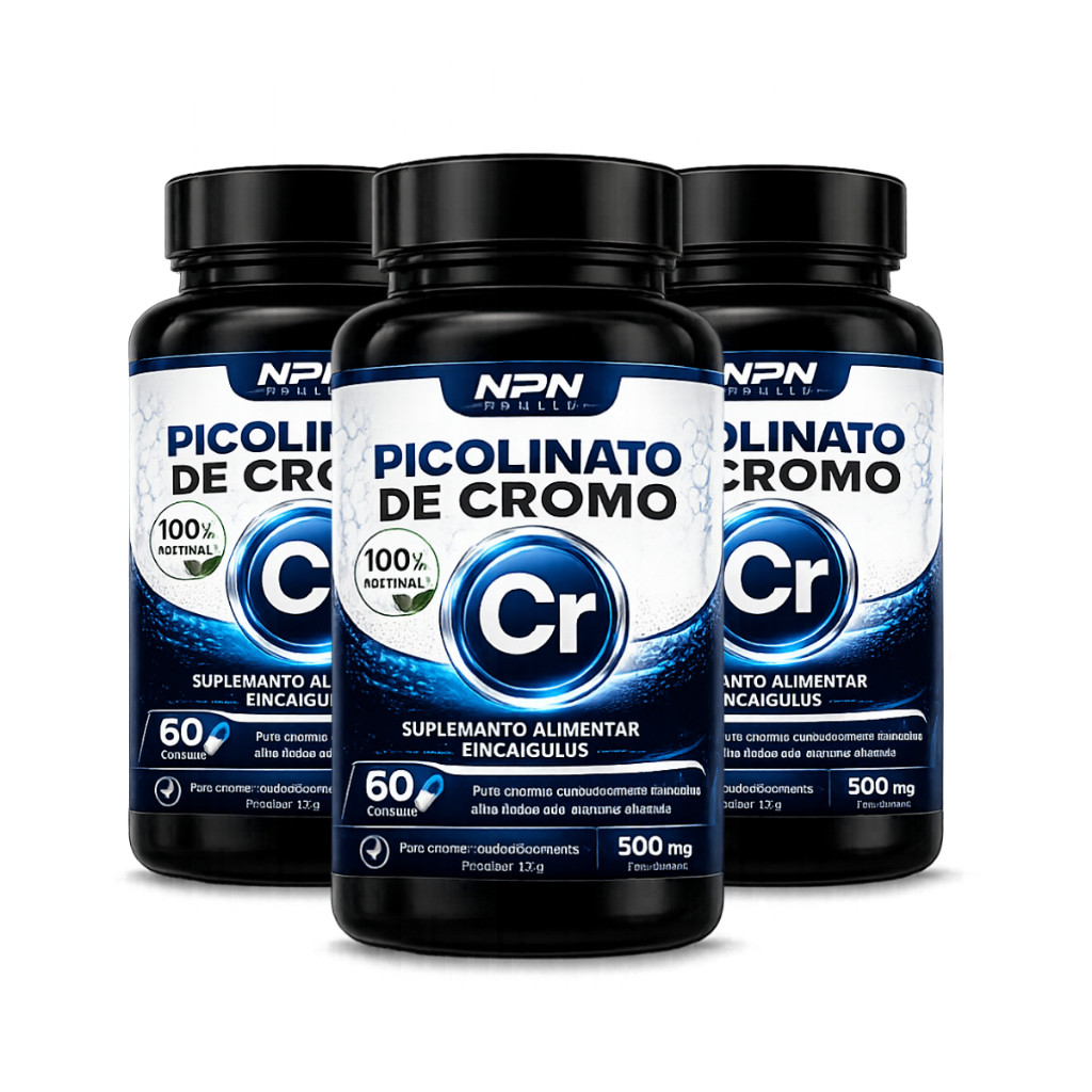 Picolinato De Cromo 500mg 60 cápsulas GENATURE ORIGINAL