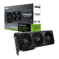 Placa de Vídeo Asus GeForce RTX 5070 Ti Prime OC, 16GB, GDDR7, 256-bit, 90YV0MF0-M0NA00