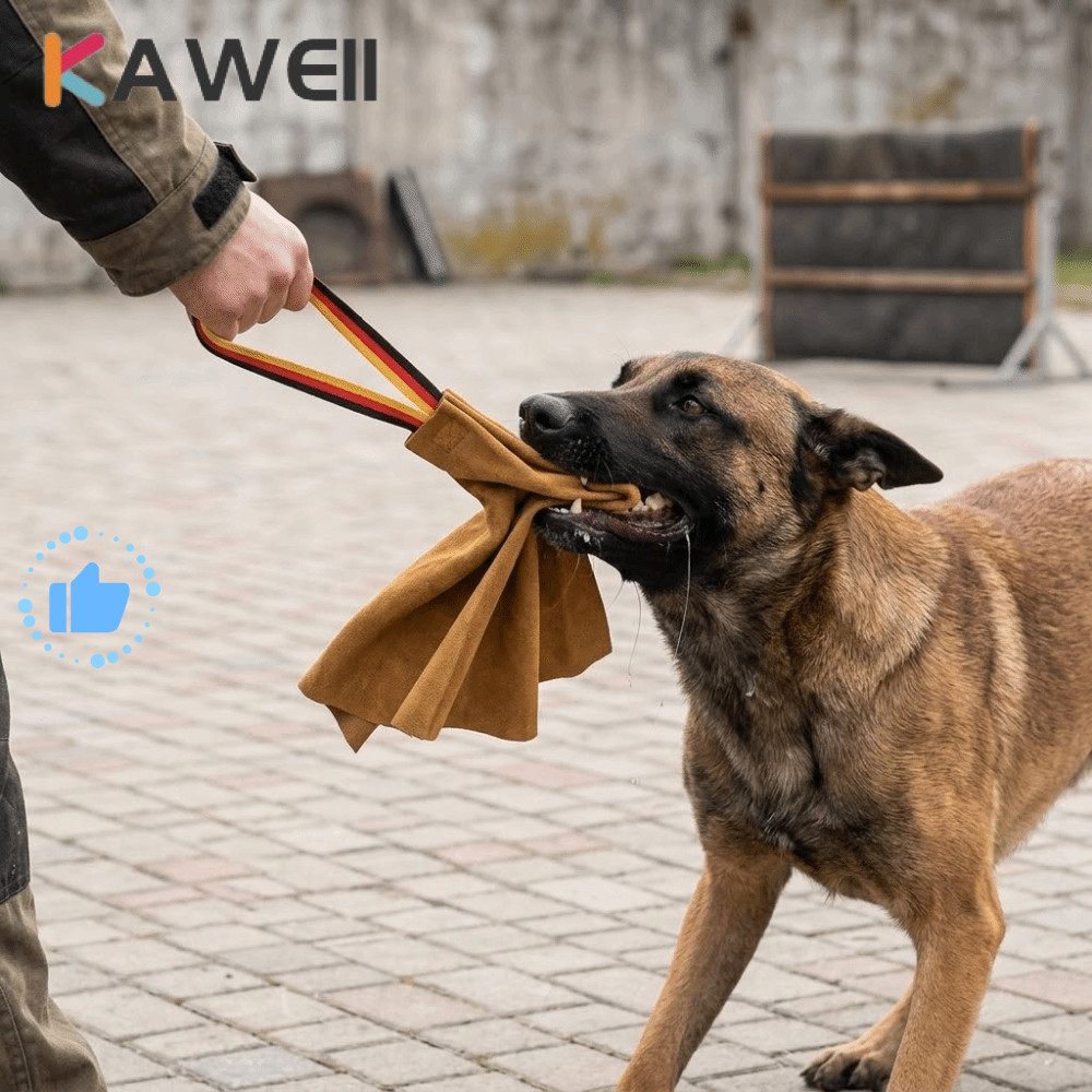 Pano De Mordida De Cachorro KAWEII , Brinquedo De Rebocador À Prova De Rasgo De Engrossado , Treinamento De Tecido Resis
