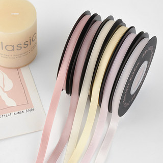 Zhuocai poliéster algodão creme fita embrulho de presente fita buquê artesanal Hairpin fita