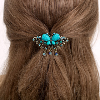Acessórios de cabelo coreanos grampo de cabelo cabeça acessórios bobina grampo de cabelo estilo étnico palácio Retro adu