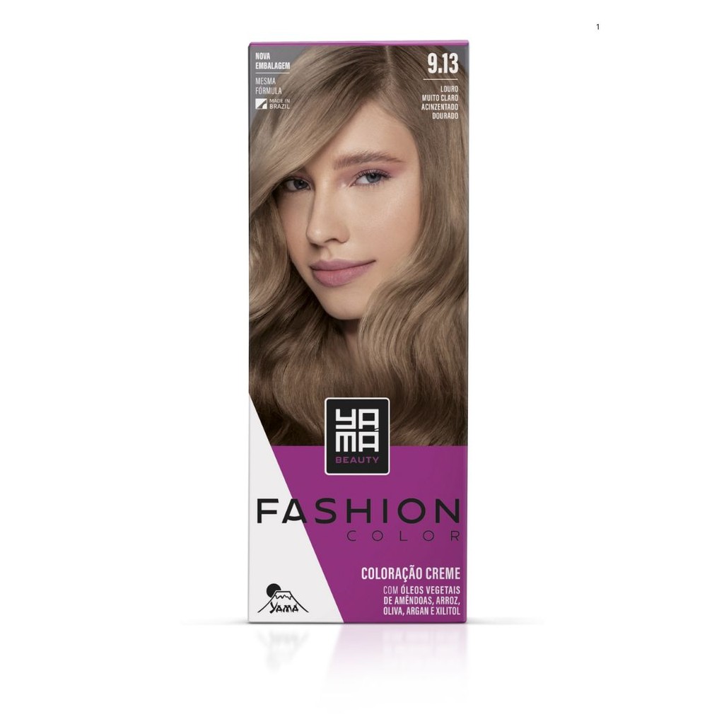 Tintura Yamá Beauty Mini Kit 9.13 Louro Muito Claro Dourado Acinzentado