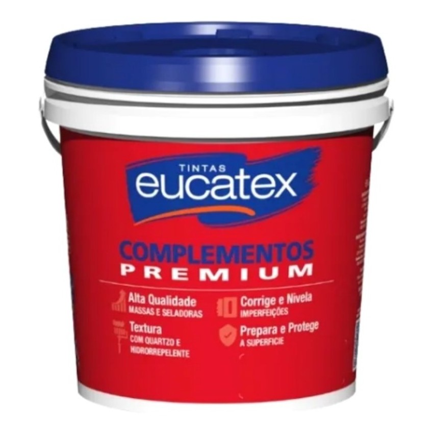 Massa Acrílica Para Parede 5,8kg Uso Externo Interno Eucatex