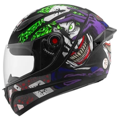 Capacete Mixs Fokker Joker Fosco Motoqueiro Proteção