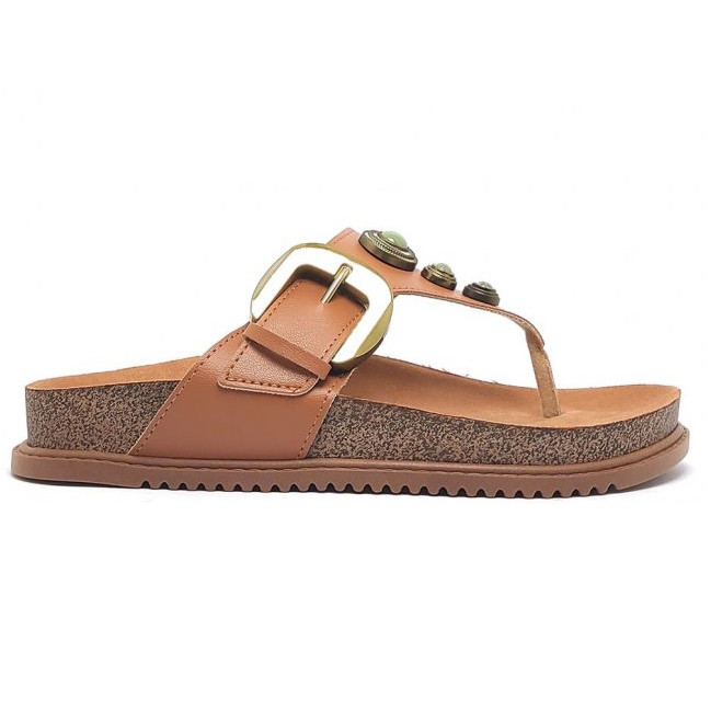 Sandália Tamanco Feminina Confortável Beira Rio Fivela Casual ORIGINAL 852411