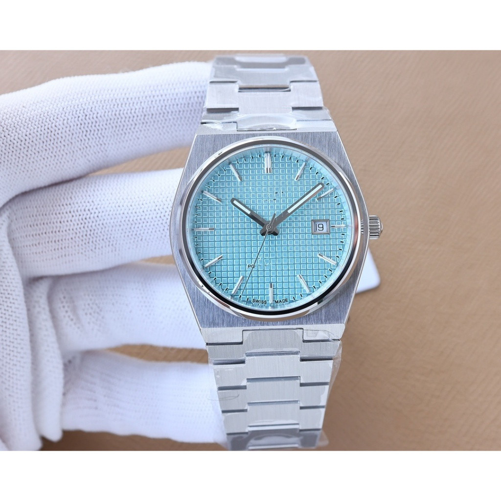 PRX Tis * sot Chemin JD43 Relógio Mecânico Automático Masculino Com Mostrador Azul De 40 Mm , Elegância Clássica E Desig