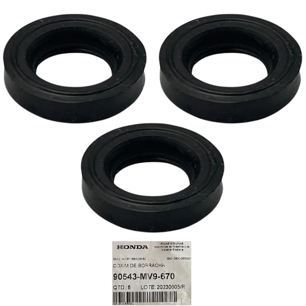 Coxim Retentor Parafuso Tampa Cabeçote Xr 250 Tornado 3 Pçs
