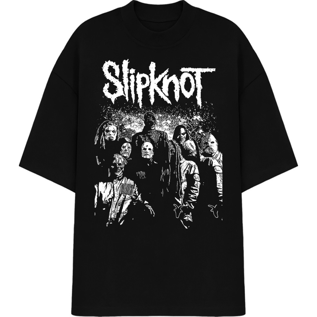 Camiseta Blusa Slipknot Integrantes Com Eloy Casagrande Moda Casual Knotfest Baterista Musica Trendbox Mania