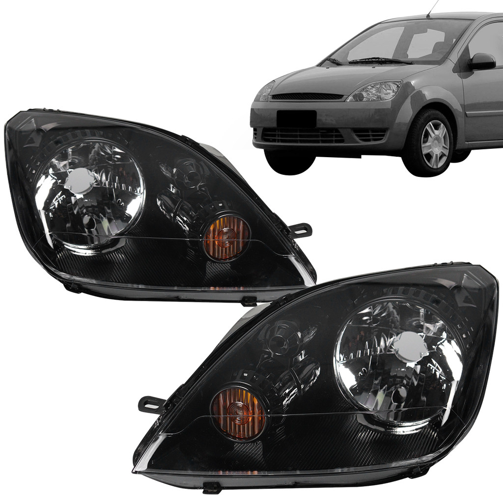 Par Farol Fiesta 2003 2004 2005 2006 2007 Máscara Negra em Oferta na Shopee