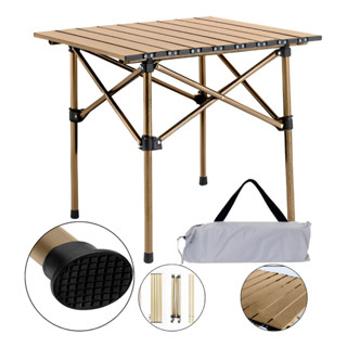 Mesa Dobrável Metal Portátil Camping Praia Multiuso Piquenique Alumínio 50x53 Bolsa Bege em Oferta na Shopee