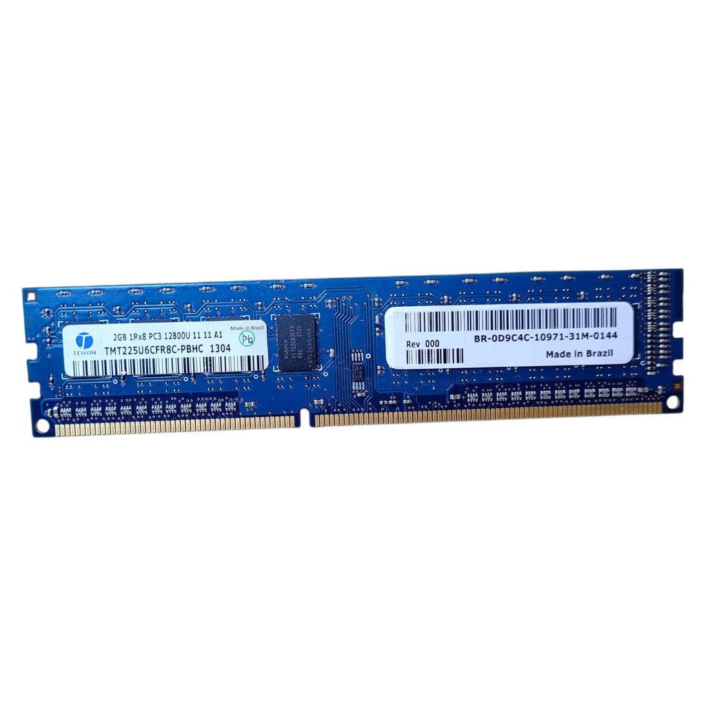 Memória Ram Teikon Ddr3 2gb 1600mhz 1rx8 Udimm 240 Pinos