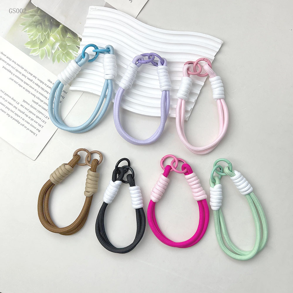 Cordão Para Celular Curto Estilo Trançado Feminino Moda Colorido Curto 002GS