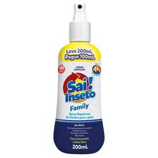 REPELENTE SPRAY SAI INSETO FAMILY 2OOML - NUTRIEX