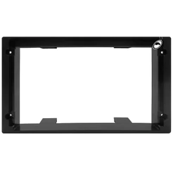 Moldura De Painel 2 Din 9" ou 10" Polo 2003 à 2011 e Golf 1999 a 2013 Preto