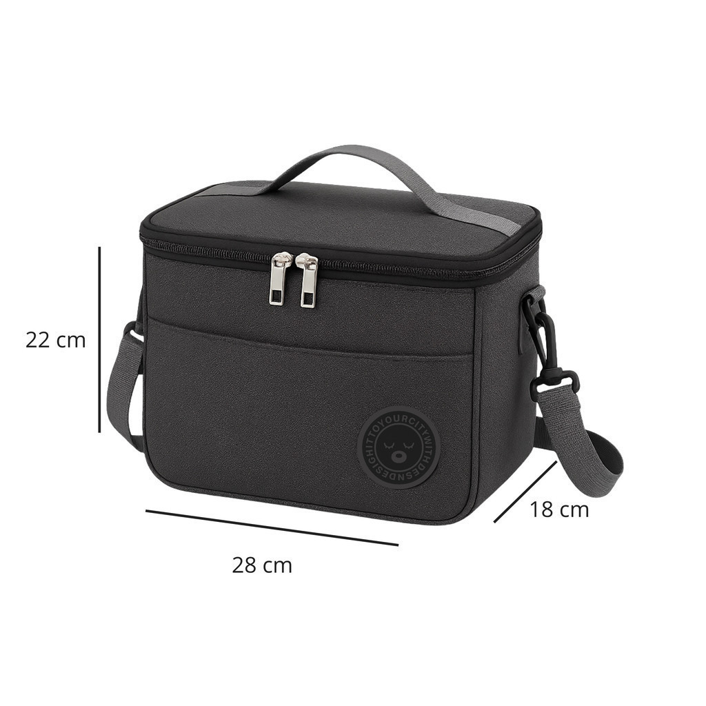 bolsa térmica grande unissex para marmitas e passeio 8 litros impermeavel