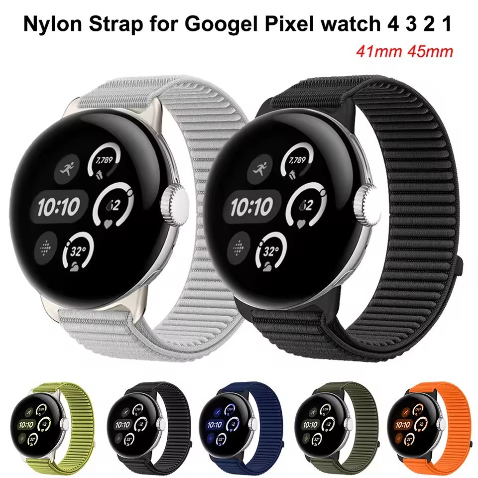 Pulseira De Nylon Para Google Pixel Watch 4 3 45mm 41mm , Esportiva 3 2 1 41/45mm Substituição