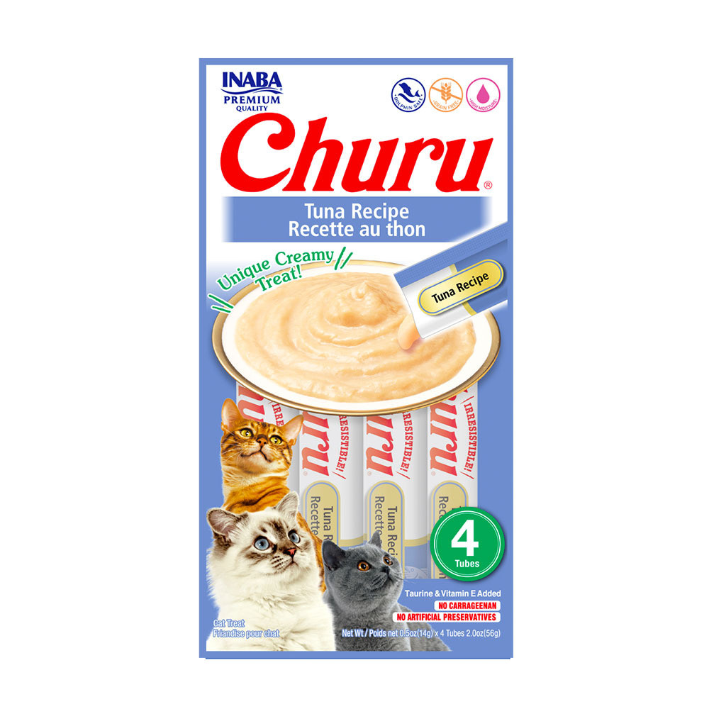 Churu Cremoso Atum para Gatos 56 g 4 Un.