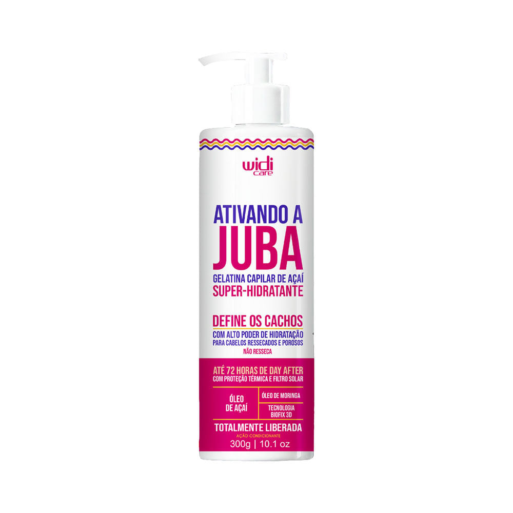 Gelatina Widi Care Juba Ativando a Juba Super-Hidratante 300g em Oferta na Shopee