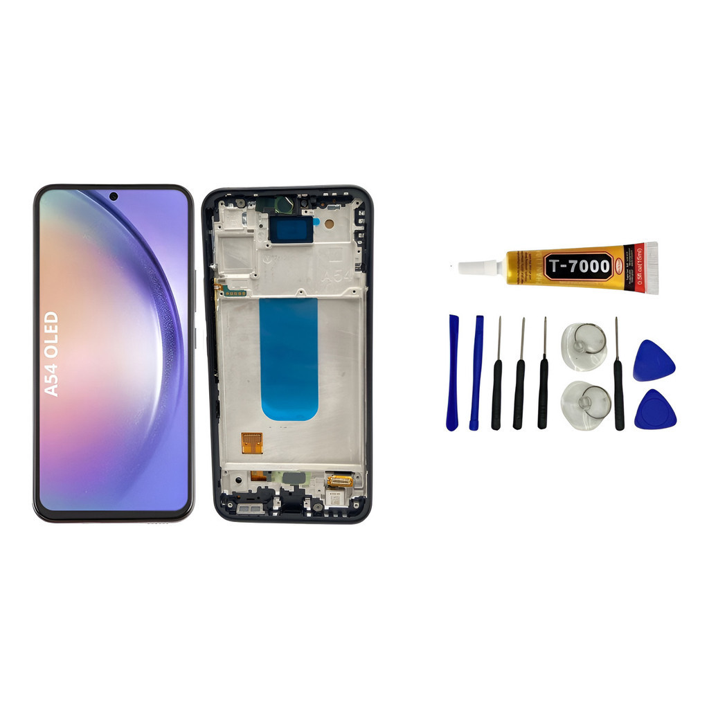 Tela Display Compatível Galaxy A54 5g Amoled C/aro A546 +bio  A54 5g SM-A546B, SM-A546B/DS, SM-A546E, SM-A546E/DS, SM-A5