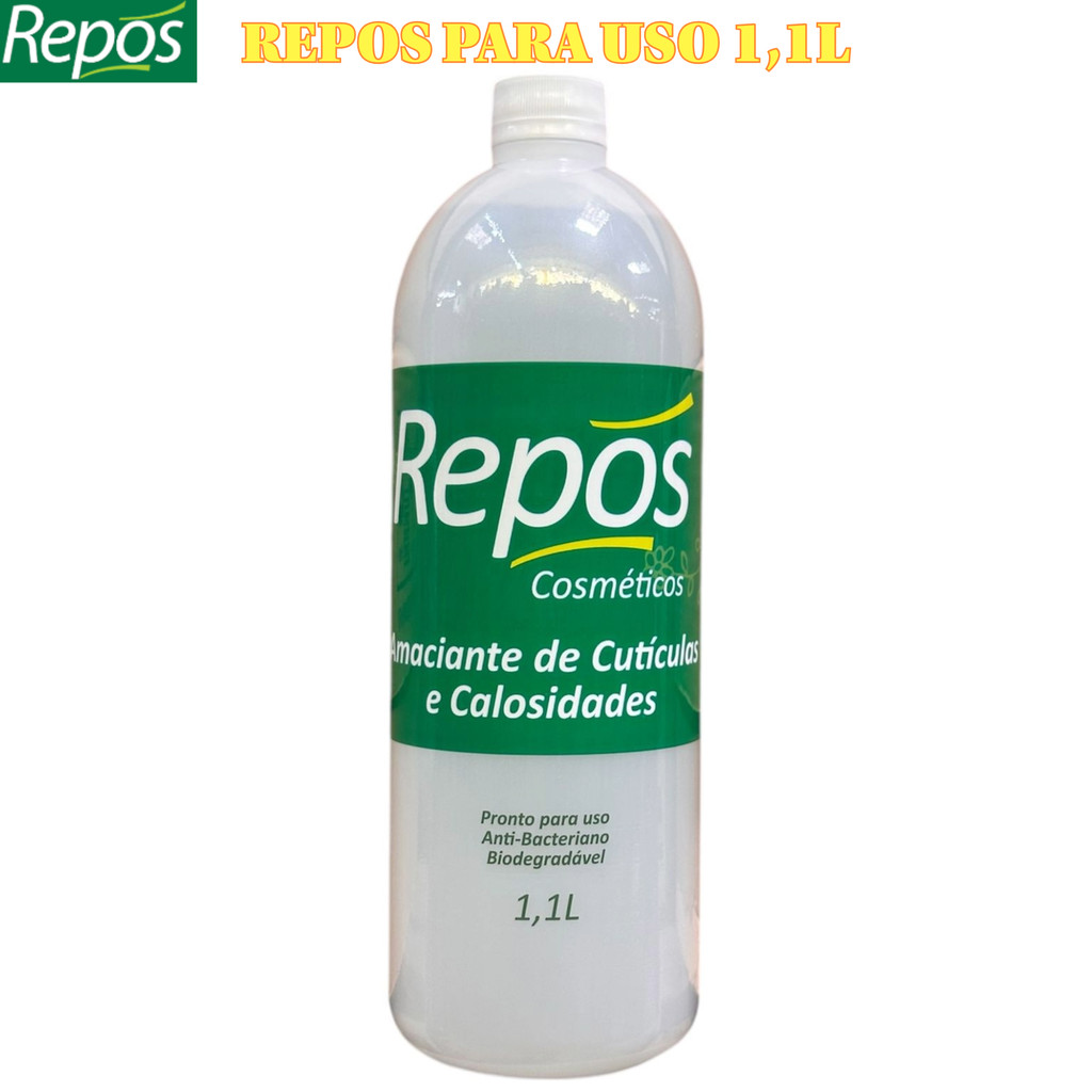 Amaciante De Cutículas E Calosidade Repós 1,1L em Oferta na Shopee