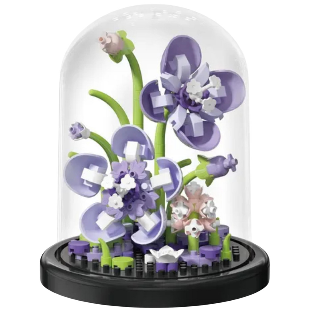 Blocos de Montar Flor na Cúpula Violeta-Africana - Castela