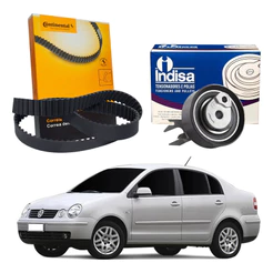 Kit Correia Dentada Tensor Polo Sedan 1.6 8v 2005 A 2007