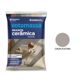 Rejunte Votoran 1KG Cinza Platina Para Cerâmica em Oferta na Shopee