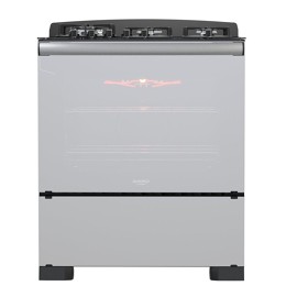 Fogão 5 Bocas Dako Diplomata Glass Grill Style Timer Bivolt