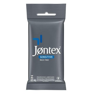 Preservativo Camisinha Jontex Sensitive - 6Un em Oferta na Shopee