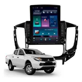 Multimídia L200 Triton 2018 A 2024 2ram+64gb Tesla Quadcore Carplay Android Gps Bluetooth Qled 9.7p em Oferta na Shopee