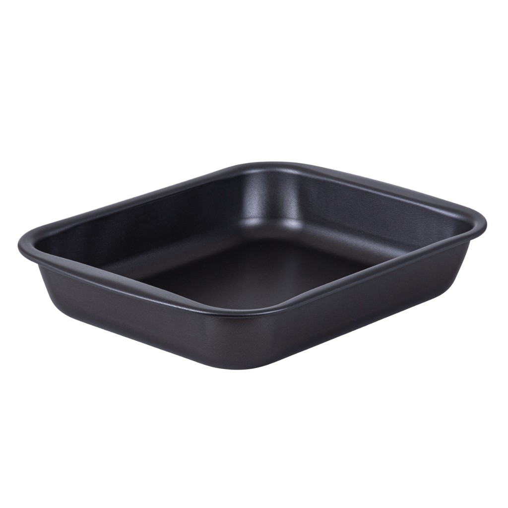 Assadeira Retangular Antiaderente Média 22x27cm Travessa Para Assar Bolos Carnes Biscoitos Legumes 3 Litros