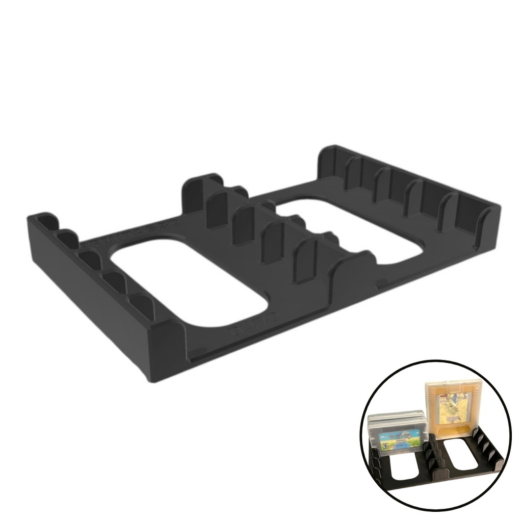 Suporte Porta Jogos Para Game Boy GBA GB Com Case - 10 Slots